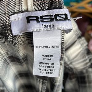 NWOT Youth SZ large RSQ plaid pants